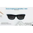 thumbnail image 4 of Monaco Sunglasses Set of 10, Bulk Pack - Reusable, Perfect for Party, Beach, Pool, Outdoor Events - Black Blue, 4 of 8