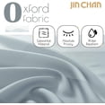 thumbnail image 5 of Ombre Grey Shower Curtain Fabric Shower Curtain Coastal Beach Ocean Wave Bathroom Shower Curtain Gray Gradual Color Design Nautical Waterproof Hooks Included 72x72 inches 1 Panel, 5 of 6