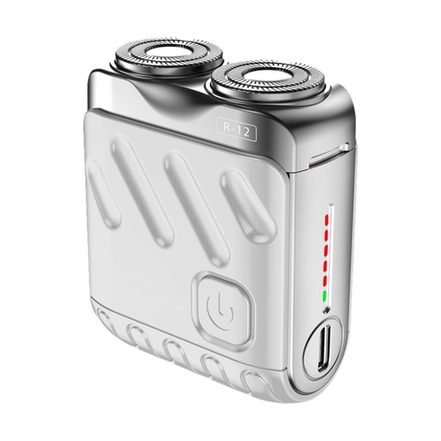 Mini Rasoir Électrique pour Hommes, Rasoir Électrique de Voyage Portable Sans Fil, Rechargeable USB-C pour Rasoirs Électriques pour Hommes