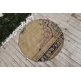 thumbnail image 2 of Turkish Rug, Circle Rug, 2.9x2.9 ft, Handmade Rug, Small Rug, Round Rug, Wool Rug, Oushak Rug, Organic Rug, Oriental Rug, Vintage Rug, 7232, 2 of 10