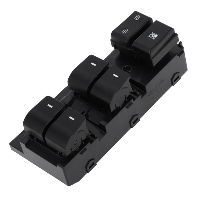 Interruptor de ventana eléctrica único para el lado del conductor delantero para Hyundai Elantra 2017-2022 en negro