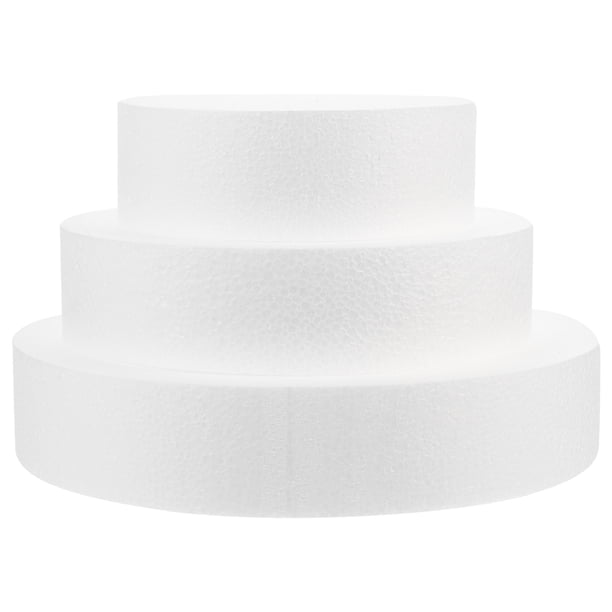 Cake dummy styrofoam dummies rounds round fake set model cakes faux 