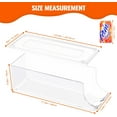 thumbnail image 4 of 4 Pack Soda Can Organizer for Refrigerator, Stackable Canned Food Pop Cans Container Can Holder Dispenser with Lid for Fridge Rack Freezer, Clear Storage Bins-Holds 12 Cans Each (Transparent), 4 of 8