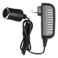 thumbnail image 1 of Lesleyye Convertidor de CA a CC 12 V, 2 A, 24 W, enchufe de mechero de coche, adaptador de corriente de 110-240 V a 12 V CA/CC, 1 of 8