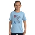 thumbnail image 3 of Popeye the Sailor Man USA Patriot Crewneck T Shirts Boy Girl Teen Brisco Brands XS, 3 of 6