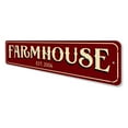 thumbnail image 4 of Farmhouse Established Date Novelty Decor, Metal Wall Sign - 4x18 Inches, 4 of 4