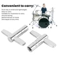 thumbnail image 4 of Drum Tuning Key, Tuner de Batterie Professionnel 2Pcs Facile à Utiliser pour Batteur, 4 of 8
