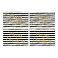 thumbnail image 2 of MKHERT Merry Christmas Gold Glittering Lettering Design Placemats Table Mats for Dining Room Kitchen Table Decoration 12x18 inch,Set of 4, 2 of 4