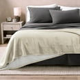thumbnail image 2 of Manta de Cama de Felpa Sherpa Bare Home Reversible Liviana Tamaño Twin/Twin XL Color Ostra, 2 of 6