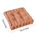 thumbnail image 3 of Dalxymotic Chair Cushion, 15x15 Inch Corduroy Thick Padded Seat Pad, Soft Tufted Comfort Pad, Durable Kitchen Seat Base, for Dining Office Home Chair Room, 3 of 6