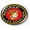 Flexible - Style 1, variant on [Officially Licensed USMC Product] - Retired U.S. Marine Corps EGA Logo 3D Domed CAR Emblem Badge Sticker Flexible Round