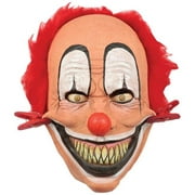 Red and White Tweezer Clown Unisex Adult Halloween Mask Costume Accessory - One Size
