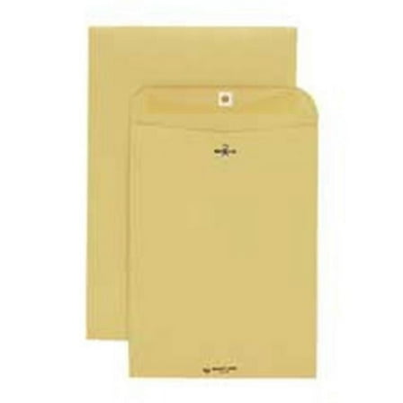 Quality Park Products QUA37755 Heavy-Duty Clasp Envelope- 32Lb- 6in.x9in.- Kraft