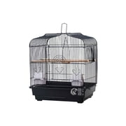 Travel Bird Cage For Small Parrots Canaries Cockatiels Lovebirds Finches Budgies Conures Portable Flight Bird Cage With Handle And Perches 20.5*18.1*14.2in