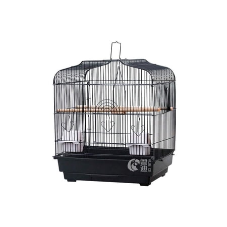 Travel Bird Cage For Small Parrots Canaries Cockatiels Lovebirds Finches Budgies Conures Portable Flight Bird Cage With Handle And Perches 20.5*18.1*14.2in