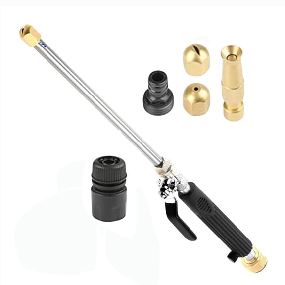 Portable Pressure Washer Spray Boom for Garden Hose - Includes 2 Nozzles