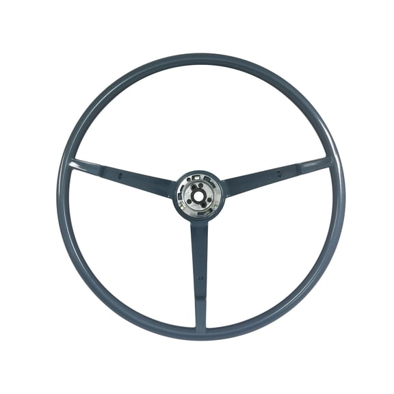 VSW 15 inch Reproduction Blue Steering Wheel Compatible with 1965-1966 Ford Mustang, ST3034BLU65