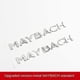 thumbnail image 1 of Aplicable a Maybach Auto Estándar Clase S Maybach Modificado De pie Estándar Trasero Estándar S400 Lateral Estándar Trasero Estándar S600 Cola Estándar Logo, 1 of 1