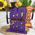 thumbnail image 5 of JingChun Graduation Season Wood Sign Decorations Congrated Class of 2025 Graduation Party Decorations for College School Supplies Class of 2025 Ornament, 5 of 8