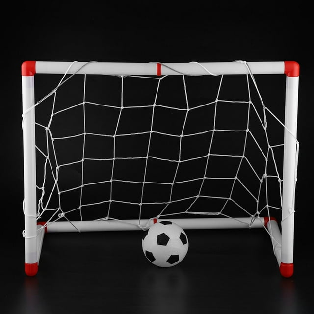 Ymiko Children Football Game, Plastic Rounded Edge Soccer Goal Set, For Children Boys Girls Above 18 Months Kids