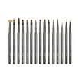 thumbnail image 1 of dianhelloya Nail Art Tools Nail Art Pen Easy to Use Apply Smoothly Metal Magnetic Body Brass Pen Bucket Flexible Bristles Manicure Art Wear-resistant Nail Art Constructor Pen Girls Gift, 1 of 8