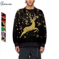 thumbnail image 2 of Sudaderas con estampado de árbol de Navidad para hombre, chándal de gran tamaño para pareja, Jersey Vintage de los años 90, ropa de otoño, 2 of 4
