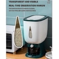 thumbnail image 4 of 10kg Automatic Rice Dispenser With Rinsing Cup Smart Rice Dispenser Rice Storage Rice Bucket Househ, 4 of 4