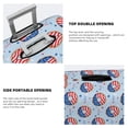 thumbnail image 3 of Rateoe Donut with the USA Fag Printed Luggage Cover, Suitcase Protector Fits 18-32 Inch Luggage-Small, 3 of 7