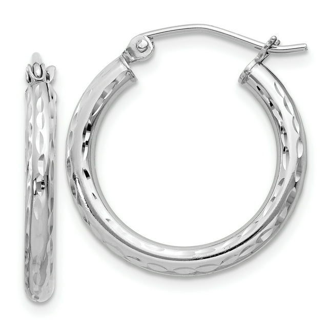 925 Sterling Silver 2.5mm Boucles d'Oreilles Rondes