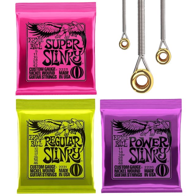 Súper Slinky Nickel Wound Electric Guitar Strings 2221 para el bajo de la guitarra (2221)