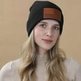 thumbnail image 4 of BAVACE Black American Flag Beanie Hat for Men Women USA Thick Knitted Cuffed Skull Cap Winter Stuff Accessories Birthday Valentines Day Decoration Gifts Boyfriend Girlfriend Husband Wife Ideas, 4 of 7
