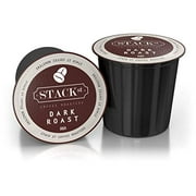 STACK STREET 80 Count Dark Roast Sumatra Single-Serve Coffee Pods, Compatible With Keurig 2.0 K-Cup Brewers