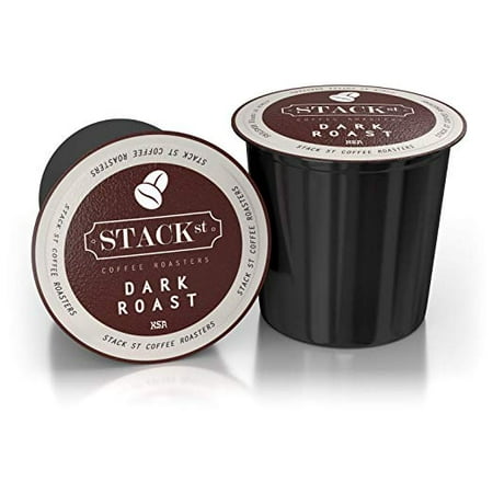 STACK STREET 80 Count Dark Roast Sumatra Single-Serve Coffee Pods, Compatible With Keurig 2.0 K-Cup Brewers