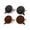 2 Pack-Golden Frame Black Lens/Golden Frame Brown Lens, variant on KALIYADI Polarized Round Sunglasses for Women Men Retro Metal Hippie Sun Glasses Circle Style