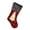 Style 2, variant on ZPAQI Christmas Buffalo Plaid Stocking with Shiny Metallic Snowman Santa Print Plush Faux Fur Cuff Gift Candy Bag Holder Socks