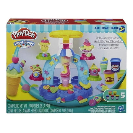 Play-Doh Swirl 'N Scoop Ice Cream Food Set - Walmart.com