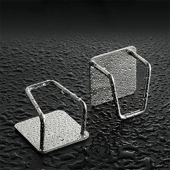 Hooks Pack Stainless Steel Self Attaching Sponge Holder for Kitchen Basin and Countertop Organization 2PCS