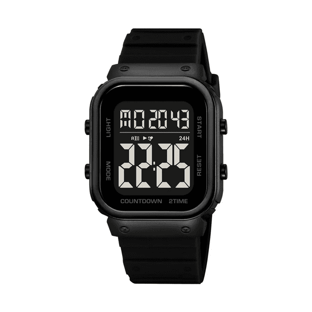 Reloj De Pulsera 2437 Reloj Digital Cuarzo Caballero Malubero Negro