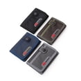 thumbnail image 5 of Man Wallets Purse with Coin Pocke Trifold Short Card Letters Print Money Folder Bag Nylon Fabric Fashion Teenager Black, 5 of 9