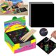 thumbnail image 2 of DIY Rainbow-Scratch Paper Arts Set Drawing Activity Multi Color Scratch Off Card for Home School, 2 of 5