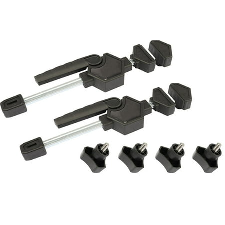 

Garhelper 2pcs Tabletop Clamp Adjustable Quick Release Grip Woodworking Clamp Fixed Jaw Parallel Clamp;2pcs Tabletop Clamp Adjustable Quick Release Grip Woodworking Clamp