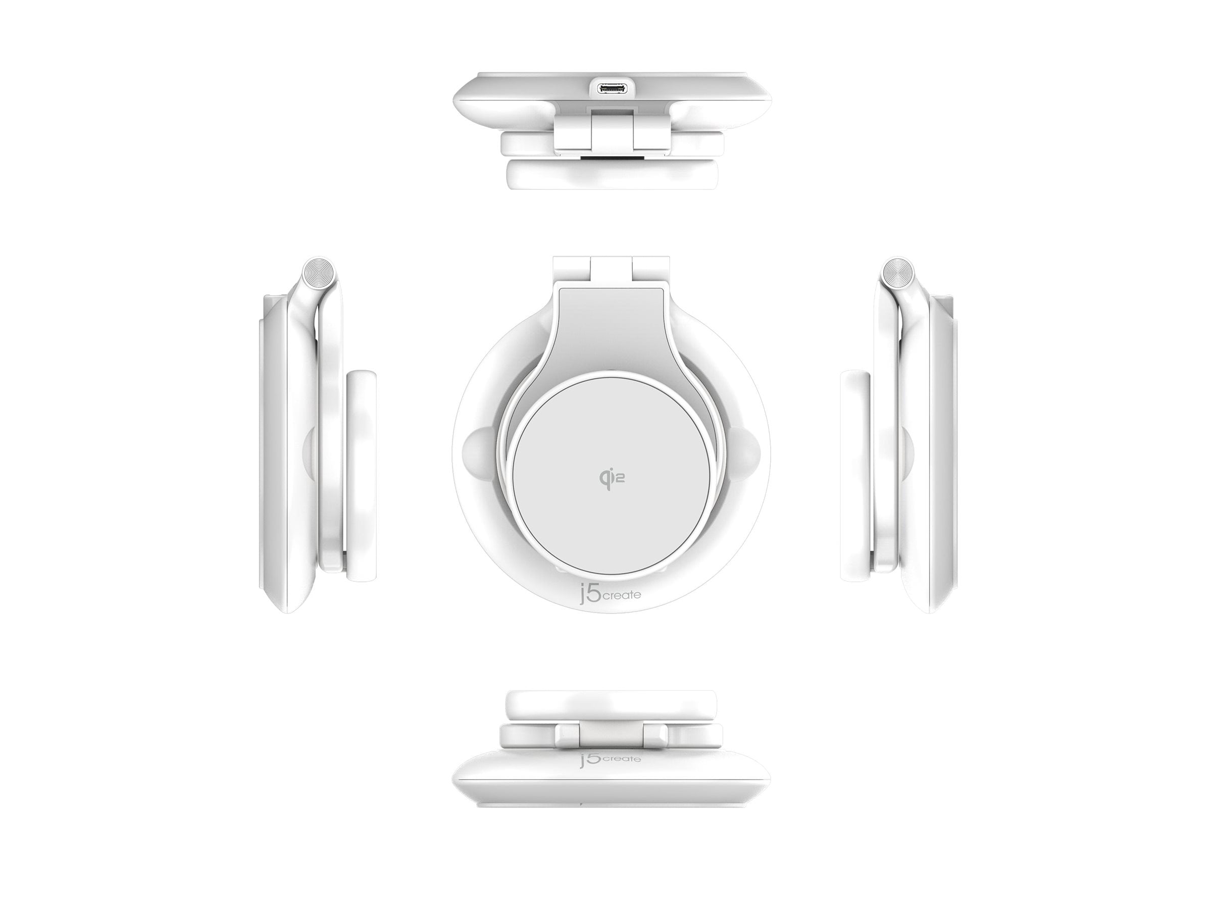j5create Qi2 3-in-1 Magnetic Foldable Wireless Charging Station, JUPW3415
