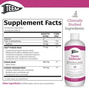 SCD Probiotics Teem Defense Probiotic with Elderberry and Postbiotics, Immune System Support, 30-Day Supply, 1-Count, 16 fl. oz