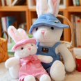thumbnail image 4 of Conejo de peluche para dormir, juguete de felpa para dormir, pareja de peluches sentado, 4 of 4