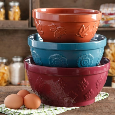 The Pioneer Woman Cornucopia Mixing Bowl Set, 3