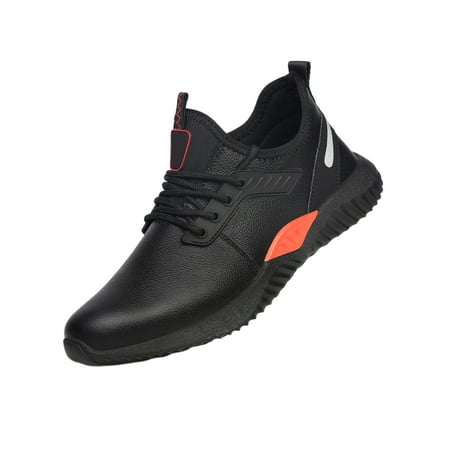 

Ritualay Women Men Safety Shoe Lace Up Work Boots Steel Toe Protection Boot Comfort Durable Working Construction Insulated Black J 6