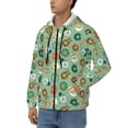 thumbnail image 3 of Naloa Christmas Donuts Men’s Hoodies, Zip up Hoodie, Sweatshirts,Hoodies for Men Sizes S-3XL-Medium, 3 of 5