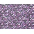 thumbnail image 2 of Zelouf Chester Heather Knit Print  , Sewing, DIY, Crafts Fabric by the Yard, 960 Blk/purp, 7 Yard, 2 of 2