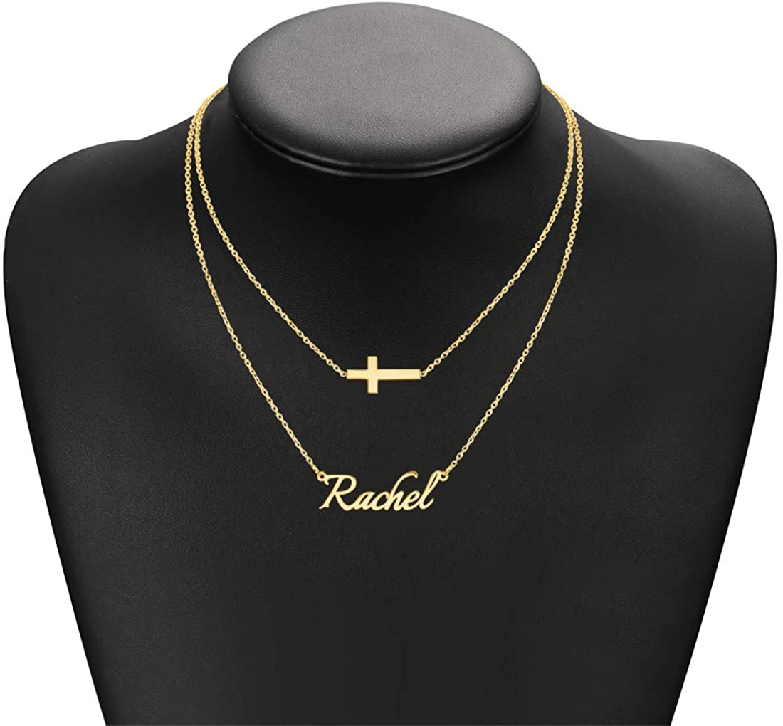 HSD Custom Layered Necklace with Name 