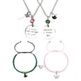 thumbnail image 1 of Pulseras ZAOQIAN Elphaba Galinda Friendship con diamantes de imitación, 1 of 7